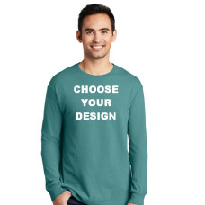 Port & Company® Beach Wash® Garment-Dyed Long Sleeve Tee PC099LS (Similar to Comfort Colors)